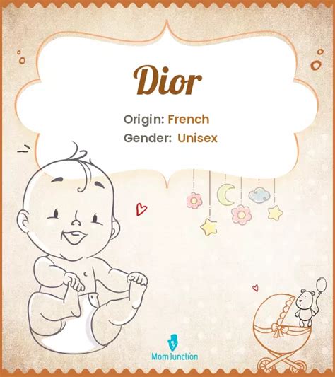 dior name meaning boy|dior meaning in english.